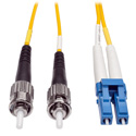 Photo of Tripp Lite N368-01M Duplex Singlemode 8.3/125 Fiber Patch Cable (LC/ST) 3 Feet