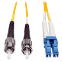 Photo of Tripp Lite N368-05M Duplex Singlemode 8.3/125 Fiber Patch Cable (LC/ST) 16 Feet