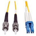 Photo of Tripp Lite N368-07M Duplex Singlemode 8.3/125 Fiber Patch Cable (LC/ST) 23 Feet