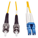 Photo of Tripp Lite N368-15M Duplex Singlemode 8.3/125 Fiber Patch Cable (LC/ST) 50 Feet