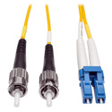 Photo of Tripp Lite N368-30M Duplex Singlemode 8.3/125 Fiber Patch Cable (LC/ST) 100 Feet