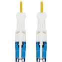 Photo of Tripp Lite N381C-01M Duplex Singlemode Fiber Optic Cable CS 8.3/125 OS2 LSZH - Yellow - 1 Meter