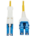 Tripp Lite N381L-01M Duplex Singlemode Fiber Optic Cable OS2 LSZH CS-UPC LC-UPC - 1 Meter