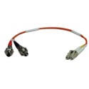 Tripp Lite N457-001-62 Duplex Multimode 62.5/125 Fiber Adapter (LC-ST M/F) 1 Foot
