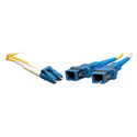 Tripp Lite N458-001-9 Duplex Singlemode 8.3/125 Fiber Adapter (LC-SC M/F) 1 Foot