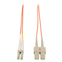 Photo of Tripp Lite N516-50M Duplex Multimode 50/125 Fiber Patch Cable (LC/SC) 164 Feet