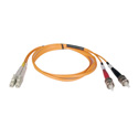 Photo of Tripp Lite N518-03M Duplex Multimode 50/125 Fiber Patch Cable (LC/ST) 10 Feet