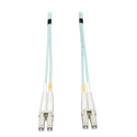 Photo of Tripp Lite N820-04M 10Gb Duplex Multimode 50/125 OM3 LSZH Fiber Patch Cable (LC/LC) - Aqua 13 Feet