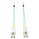 Photo of Tripp Lite N820-07M 10Gb Duplex Multimode 50/125 OM3 LSZH Fiber Patch Cable (LC/LC) - Aqua 23 Feet