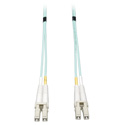 Photo of Tripp Lite N820-08M 10Gb Duplex Multimode 50/125 OM3 LSZH Fiber Patch Cable (LC/LC) - Aqua 26 Feet