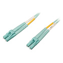 Photo of Tripp Lite N820-10M-OM4 10Gb/100Gb Duplex Multimode 50/125 OM4 LSZH Fiber Patch Cable (LC/LC) - Aqua 33 Feet