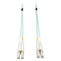 Photo of Tripp Lite N820-10M 10Gb Duplex Multimode 50/125 OM3 LSZH Fiber Patch Cable (LC/LC) - Aqua 33 Feet