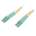 Photo of Tripp Lite N820-15M-OM4 10 Gb/100 Gb Duplex Multimode 50/125 OM4 LSZH Fiber Patch Cable (LC/LC) Aqua 50 Feet