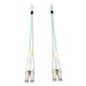Tripp Lite N820-20N 10Gb Duplex Multimode 50/125 OM3 LSZH Fiber Patch Cable (LC/LC) - Aqua 20-Inch