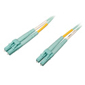 Photo of Tripp Lite N820-25M-OM4 10 Gb/100 Gb Duplex Multimode 50/125 OM4 LSZH Fiber Patch Cable (LC/LC) Aqua 82 Feet