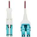 Tripp Lite N822L-03M-MG Duplex Multimode Fiber Optic Cable 400G OM4 LSZH CS-PC LC-PC - 3 Meter