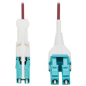 Photo of Tripp Lite N822L-05M-MG Duplex Multimode Fiber Optic Cable 400G OM4 LSZH CS-PC LC-PC - 5 Meter