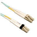 Photo of Tripp Lite N836-03M 10Gb Duplex Multimode 50/125 OM3 LSZH Fiber Patch Cable (Mini-LC / LC) - Aqua 10 Feet