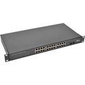 Tripp Lite NG24 24-Port 10/100/1000 Mbps 1U Rack-Mount/Desktop Gigabit Ethernet Unmanaged Switch - 2 Gigabit SFP Ports