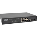 Photo of Tripp Lite NGS8C2 8 10/100/1000Mbps Port Gigabit L2 Web-Smart Managed Switch - 2 Dedicated Gigabit SFP Slots - 20 Gbps