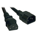 Photo of Tripp Lite P004-004-13A Standard Computer Power Extension Cord 13A 16 AWG (IEC-320-C14 to IEC-320-C13) 4 Feet