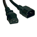 Photo of Tripp Lite P004-004 4ft 18AWG Power Cord IEC-320-C14 to IEC-320-C13