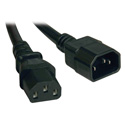 Photo of Tripp Lite P004-008 Standard Computer Power Extension Cord 10A 18 AWG (IEC-320-C14 to IEC-320-C13) 8 Feet