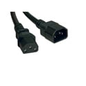 Tripp Lite P005-002 Heavy-Duty Power Extension Cord 15A 14 AWG (IEC-320-C14 to IEC-320-C13) 2 Feet