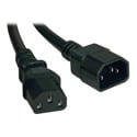 Photo of Tripp Lite P005-003 Heavy-Duty Power Extension Cord 15A 14 AWG (IEC-320-C14 to IEC-320-C13) 3 Feet