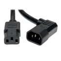 Photo of Tripp Lite P005-006-14RA Heavy-Duty Power Extension Cord 15A 14 AWG (Right Angle IEC-320-C14 to IEC-320-C13) 6 Feet