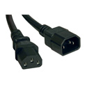 Photo of Tripp Lite P005-010 Heavy-Duty Power Extension Cord 15A 14 AWG (IEC-320-C14 to IEC-320-C13) 10 Feet