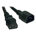 Photo of Tripp Lite P005-12N Heavy-Duty Power Extension Cord 15A 14 AWG (IEC-320-C14 to IEC-320-C13) 1 Feet