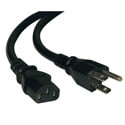 Photo of Tripp Lite P006-003 Universal Computer Power Cord 10A 18 AWG (NEMA 5-15P to IEC-320-C13) 3 Feet