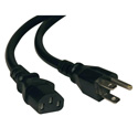 Photo of Tripp Lite P006-004 Universal Computer Power Cord 10A 18 AWG (NEMA 5-15P to IEC-320-C13) 4 Feet