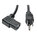 Tripp Lite P006-010-13RA Universal Computer Power Cord 10A 18 AWG (NEMA 5-15P to Right Angle IEC-320-C13) 10 Feet