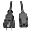 Photo of Tripp Lite P006-010-HG10 Hospital-Grade Computer Power Cord 10A 18  AWG (NEMA 5-15P to IEC-320-C13) 10 ft.