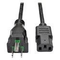 Tripp Lite P006-015-HG10 Hospital-Grade Computer Power Cord 10A 18  AWG (NEMA 5-15P to IEC-320-C13) 15 Feet