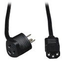 Photo of Tripp Lite P006-006-515MF Piggyback Power Extension Cord 13A 16 AWG (NEMA 5-15P/R to IEC-320-C13) 6 Feet