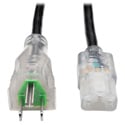 Tripp Lite P006-003-HG13CL Hospital-Grade Computer Power Cord - Clear Plugs 13A 16  AWG (NEMA 5-15P - IEC-320-C13) 3 ft.