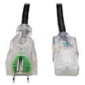 Photo of Tripp Lite P006-010-HG13CL Hospital-Grade Computer Power Cord - Clear Plugs 13A 16  AWG (NEMA 5-15P - IEC-320-C13) 10 ft