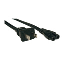 Tripp Lite P012-006 Laptop/Notebook Power Cord 10A (NEMA 1-15P to IEC-320-C7) 6 Feet