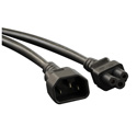 Photo of Tripp Lite P014-06N Standard Laptop Power Adapter Cord 2.5A 18 AWG (IEC-320-C14 to IEC-320-C5) 6-in.