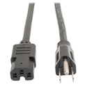 Tripp Lite P019-004 Heavy-Duty Power Cord 15A14 AWG (NEMA 5-15P to IEC-320-C15) 4 Feet