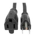 Photo of Tripp Lite P024-006 Heavy-Duty Power Extension Cord 15A 14 AWG (NEMA 5-15P to NEMA 5-15R) 6 Feet