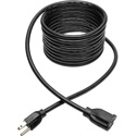Photo of Tripp Lite P024-015 Power Cord Extension Cable Heavy Duty 14AWG 5-15P 5-15R 15A - 15 Foot