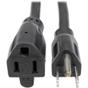 Photo of Tripp Lite P024-025 Power Cord Extension Cable - Heavy Duty - 14AWG 5-15P 5-15R 15A - 25 Feet