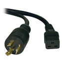 Photo of Tripp Lite P040-012 Heavy-Duty Power Extension Cord for PDU and UPS 12 AWG (IEC-320-C19 to NEMA L6-20P) 12 Feet