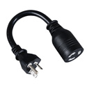 Photo of Tripp Lite P044-06I Heavy-Duty Power Adapter Cord 20A 12 AWG (NEMA-L5-20R to NEMA-5-20P) 6-Inch