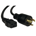 Photo of Tripp Lite P045-010 10ft Heavy Duty Power Cord 12AWG 20A 125V C19 to L5-20P 10 Foot