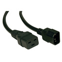 Photo of Tripp Lite P047-004 4ft Heavy Duty Power Cord 14AWG 15A 100V - 250V C19 to C14 4 Foot